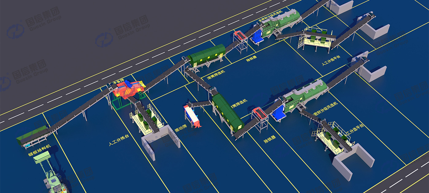 垃圾分揀生產線